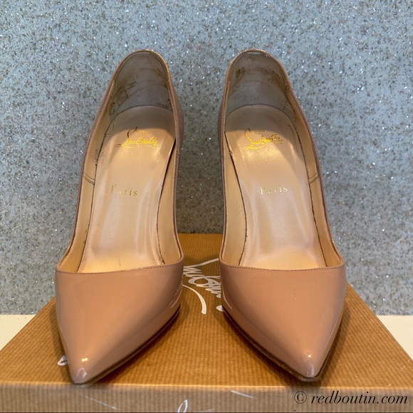 ♥️Sold Christian Louboutin Nude So Kate Patent P - Picture 4 of 8